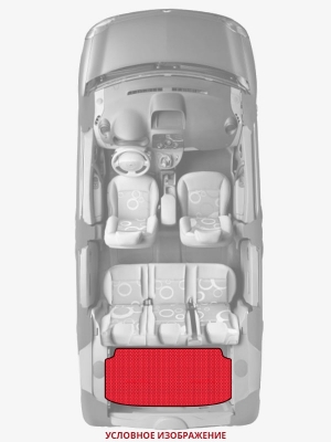 ЭВА коврики «Queen Lux» багажник для Mitsubishi Colt Ralliart